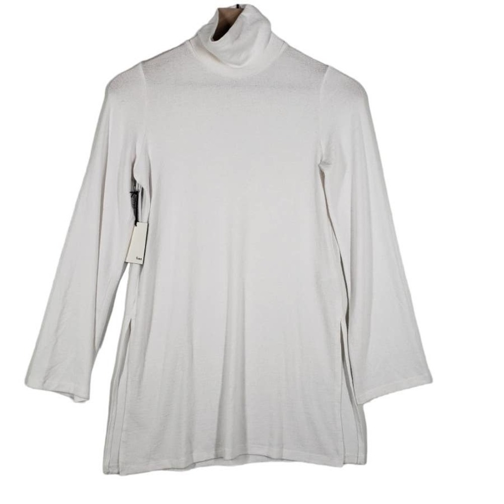 NEW Wilfred Free Cyrielle T-Shirt Long Sleeve Turtleneck Tunic XS White Top NWT